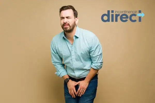Image of a middle aged man suffering with urge incontinence Exeter